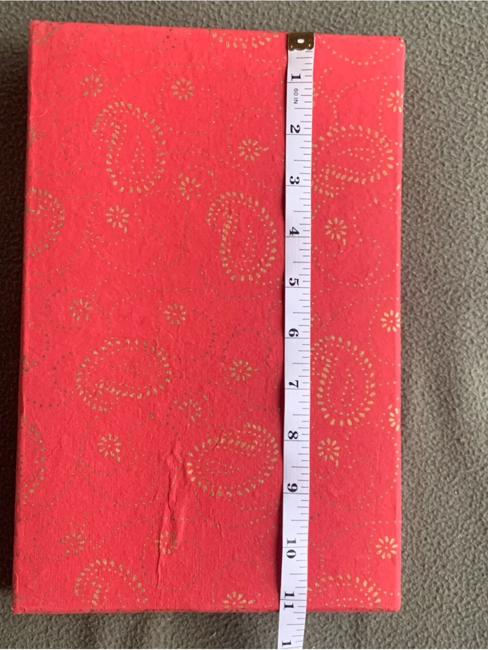 Decorative gift boxes and bag. 4 boxes, 1 bag. Red, gold, cream.